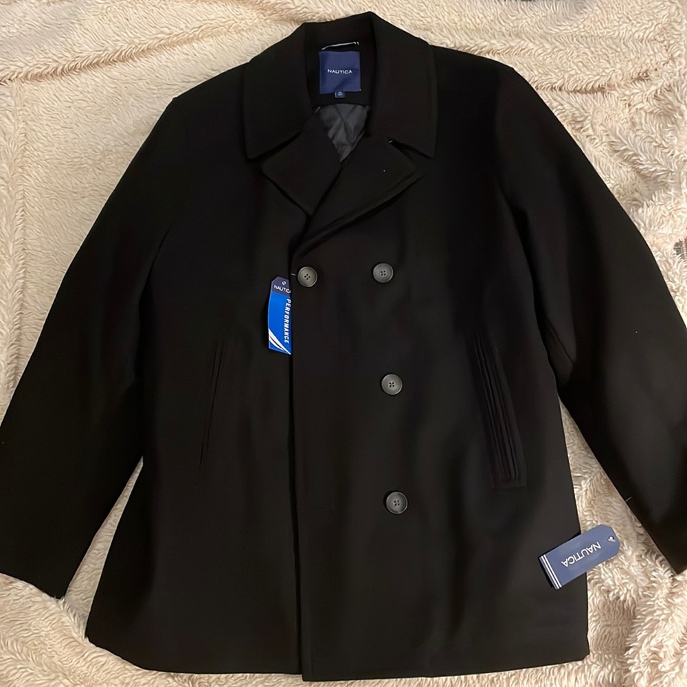 Nautical Men’s Wool Pea Coat